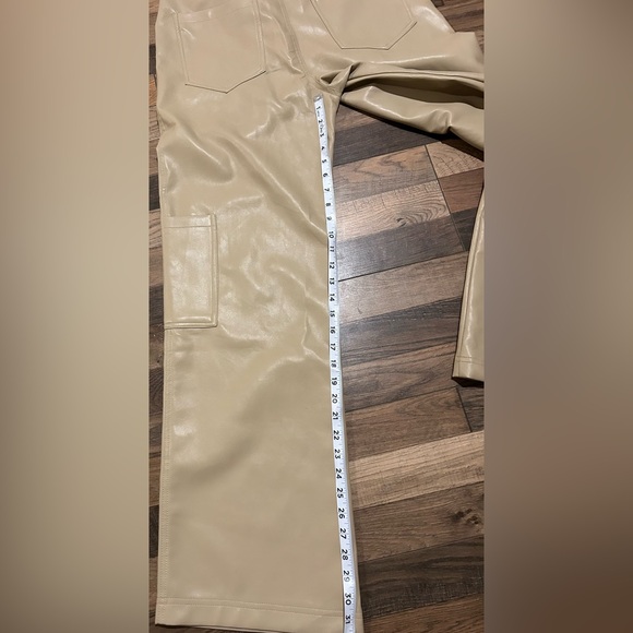 Know One Cares Faux Leather Cargo Pants - Picture 12 of 12